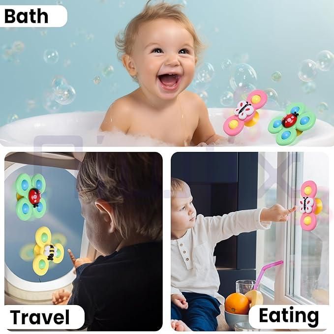 Spinning Sensory Toy for Toddler - 3 Pcs
